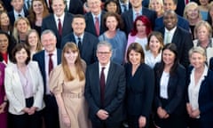 Keir Starmer and Labour MPs in Westminster.