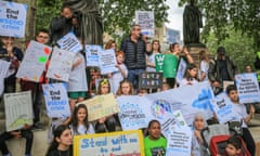 A protest against cuts to Special Education Needs and Disabilities (SEND) services in London last month.