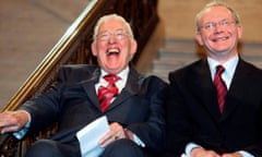 Ian Paisley and Martin McGuinness - the ‘Chuckle Brothers’ – taking power in May 2007