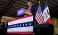 FILE - Former President Donald Trump speaks during a commit to caucus rally, Monday, Oct. 16, 2023, in Adel, Iowa. (AP Photo/Charlie Neibergall, File)