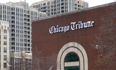 Hedge Fund Alden Global Capital To Buy Tribune Publishing<br>CHICAGO, ILLINOIS - FEBRUARY 17: A sign hangs on the side of the one of the building that make up the Freedom Center, home to the Chicago Tribune, on February 17, 2021 in Chicago, Illinois. Alden Global Capital has agreed to buy Tribune Publishing Co., which owns the Chicago Tribune and several other newspapers around the country, in a deal valued at $630 million. (Photo by Scott Olson/Getty Images)