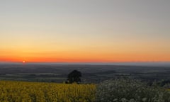 Sunset at the Wold’s Edge in Burythorpe, North Yorkshire