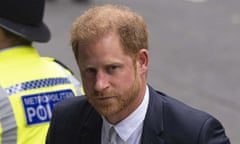 Prince Harry arrives to testify in his high court case against Mirror Group Newspapers at the Rolls Building in London