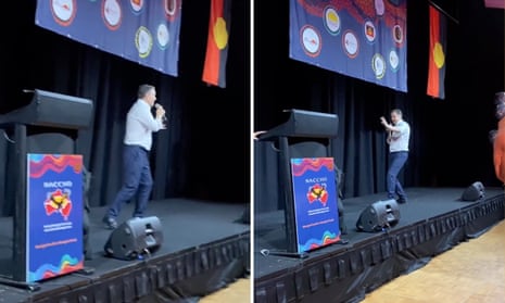 Burning love: health minister Mark Butler impersonates Elvis Presley – video 