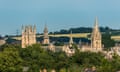 The dreaming spires of Oxford University