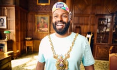 SHEFFIELD, 11 June 2018 - Magid Magid, green party councillor and Lord Mayor of Sheffield in the mayor's parlour at the town hall.
Christopher Thomond for The Guardian.