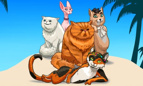 Get your claws into these … the cat cast of Purrfect Date.