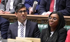 Rishi Sunak and Kemi Badenoch pictured in the Commons last year