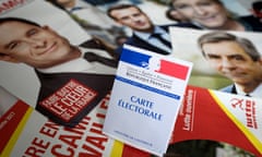 French presidential election voter card