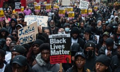 Protests in central London on 10 September over the killing of Chris Kaba