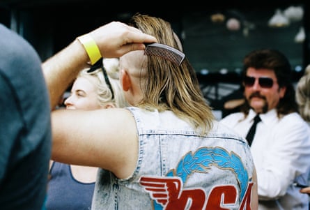 Zac Ralph, 28, from Cardiff, a runner-up in the grubby mullet category