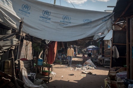 A market in the UNHCR refugee camp in Dadaab, Kenya