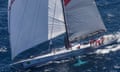 Wild Oats XI sets a cracking pace after the start of the Sydney Hobart yacht race.