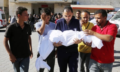 The body of 13-year-old Abdullkadir Al-Sarhi, emaciated due to malnutrition and lack of medical supplies, lost his life at Al-Aqsa Martyrs Hospital in Deir al-Balah.