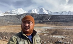 Phuntsho Tshering in the documentary, Bhutan Mountain Man by film-maker Arun Bhattarai