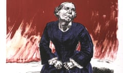 Paula Rego’s Come to Me from her Jane Eyre series. This is the final work in Rego’s series and shows Jane in her later years. ‘Come to me’ refers to the blind Rochester calling her.