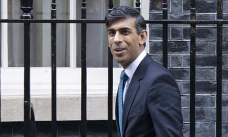 Rishi Sunak departs Downing Street on 15 November.