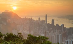 View over Hong Kong