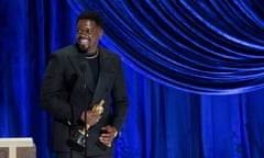 Daniel Kaluuya accepts the Oscar for Best Actor in a Supporting Role on 25 April 2021.