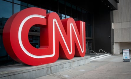 cnn logo outside headquarters