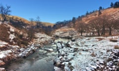 A winter morning on Andrea Meanwell's farm in Tebay, Cumbria.