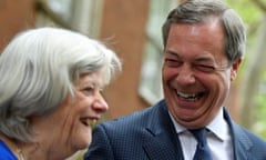 Ann Widdecombe and Nigel Farage