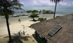 Africa, Guinea-Bissau, People on the coast 