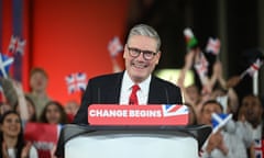 Keir Starmer delivers a speech