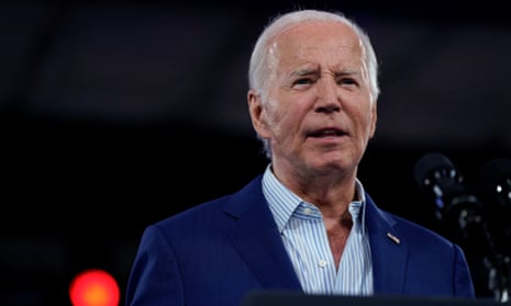 Joe Biden speaks during a campaign rally in Raleigh, North Carolina, on 28 June.