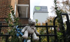 A view of Grenfell Tower in west London.