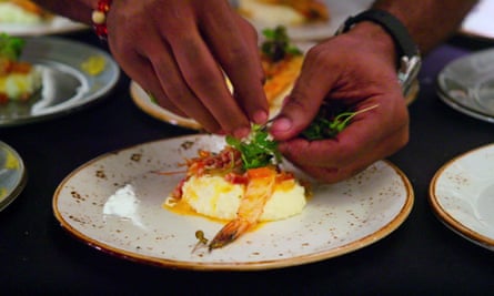 High on the Hog: How African American Cuisine Transformed America. Episode 1, “Our Roots”. c. Courtesy of Netflix © 2021