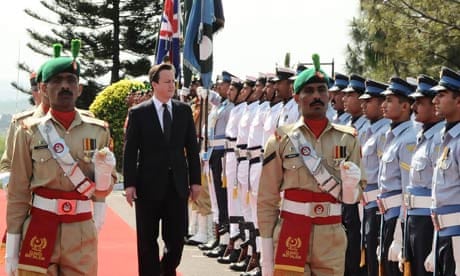 David Cameron one day visit to Pakistan
