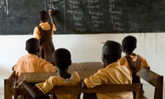 MDG : low-cost private schools : Students at school in Sogakofe, Ghana