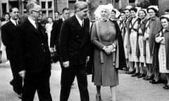 Aneurin Bevan on the day the National Health Service came into being on 5 July 1948