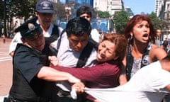 Argentina financial crisis 2001 demonstrators in Buenos Aires