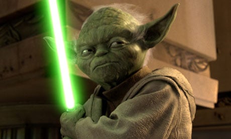 Jedi Master Yoda in a scene from Star Wars Episode III Revenge of the Sith