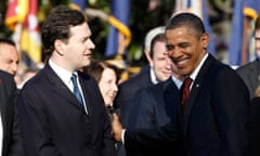 George Osborne and Barack Obama