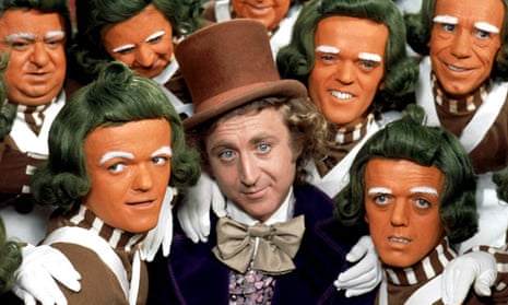 Willy Wonka and some Oompa Loompas