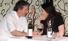 Charles Saatchi and Nigella Lawson dining outside Scott's restaurant, London