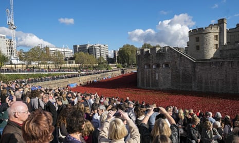 Tower of London poppy installation 