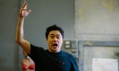 Ji-Min Park as Rodolfo in rehearsals for La Bohème at Opera North