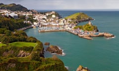 View over Ilfracombe, Devon, England, United Kingdom, Europe