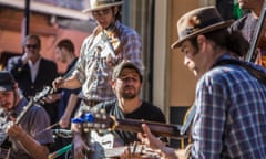 New Orleans buskers