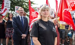 A Unite picket line