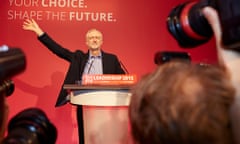 Jeremy Corbyn at the Queen Elizabeth conference centre