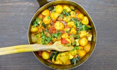 Jack Monroe's potato and courgette curry