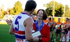 Julia Gillard and Matthew Boyd