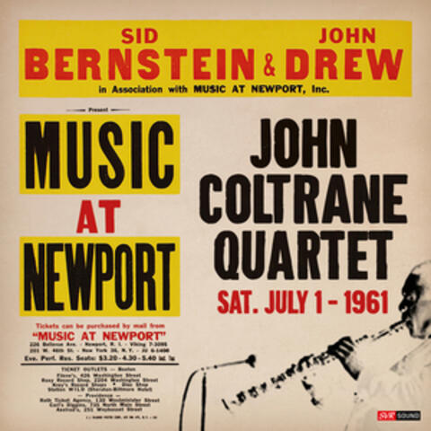 John Coltrane Quartet Live at "Music at Newport" 1961 album art