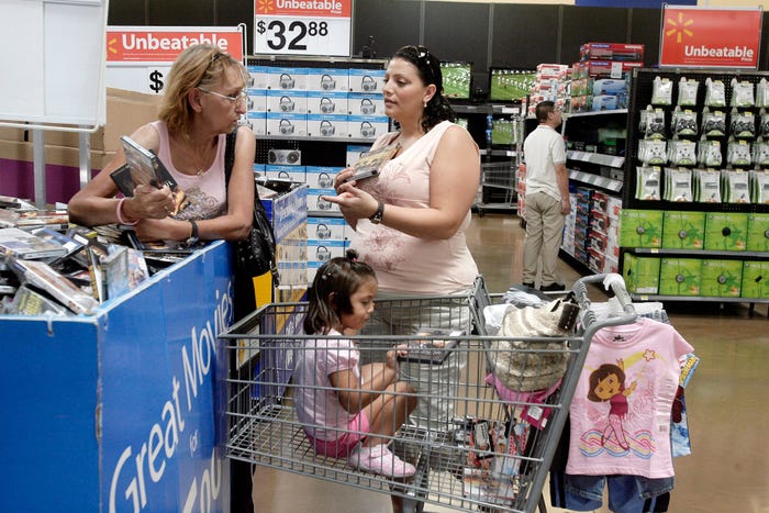 walmart shoppers