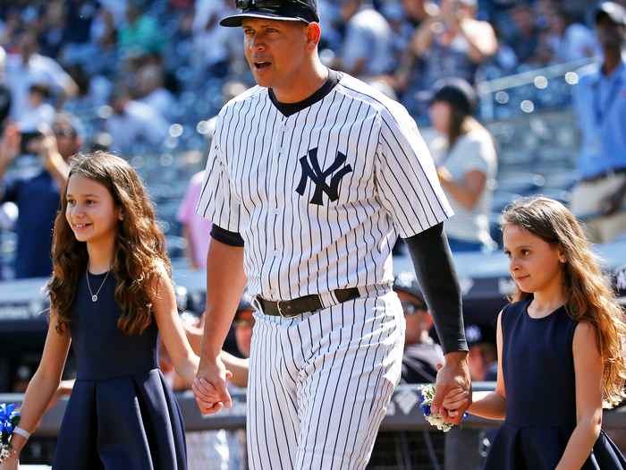 alex rodriguez daughters